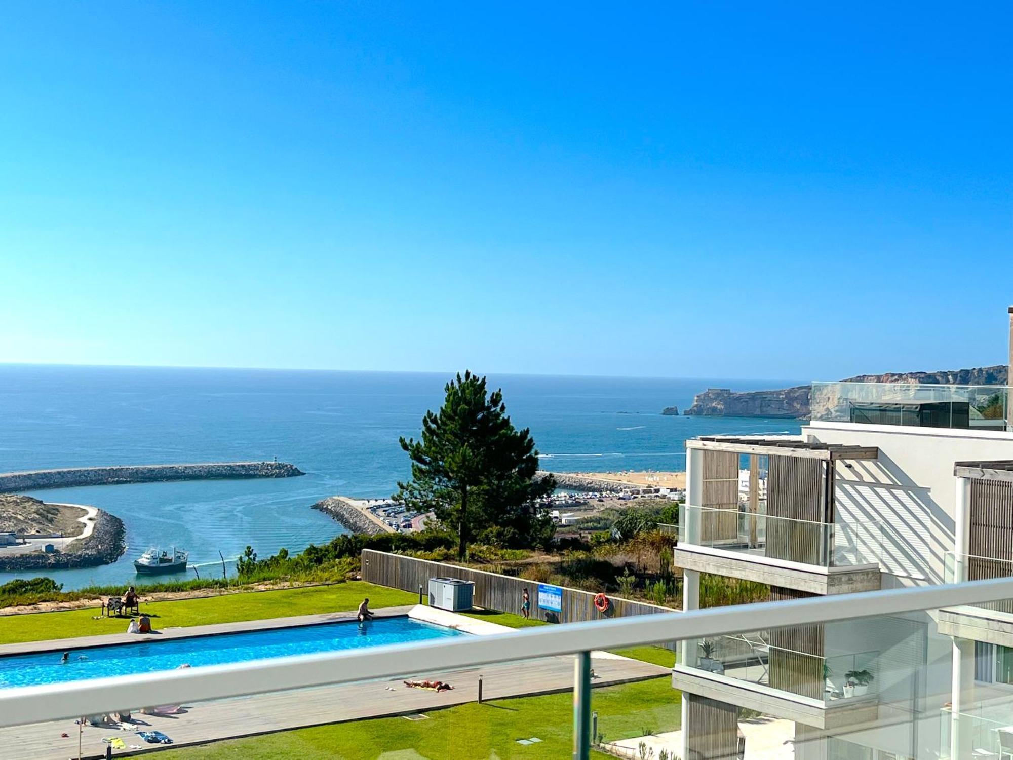 Mar A Vista - Condominium With Pool, Gym And Sea Views Nazare Luaran gambar