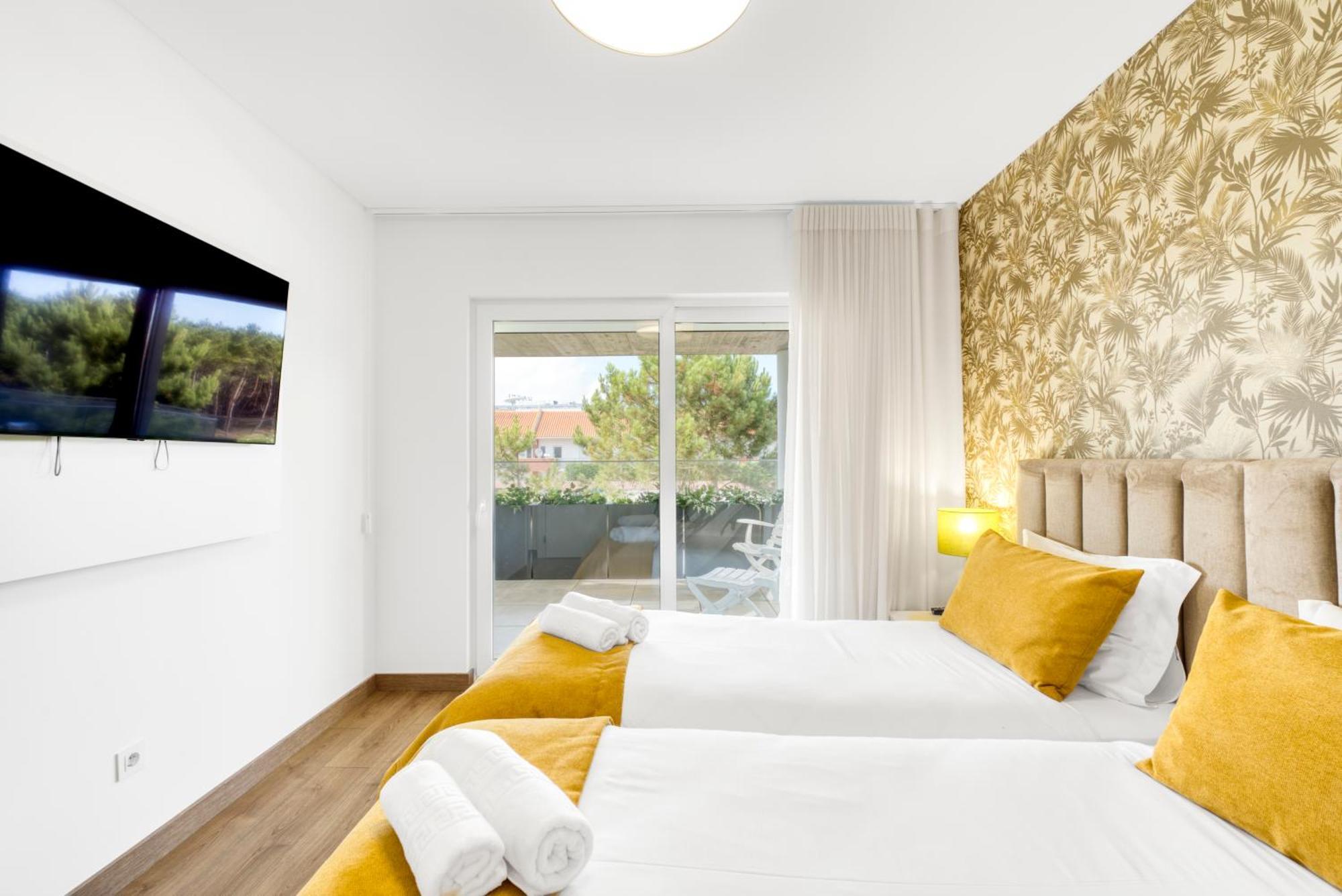Mar A Vista - Condominium With Pool, Gym And Sea Views Nazare Bilik gambar