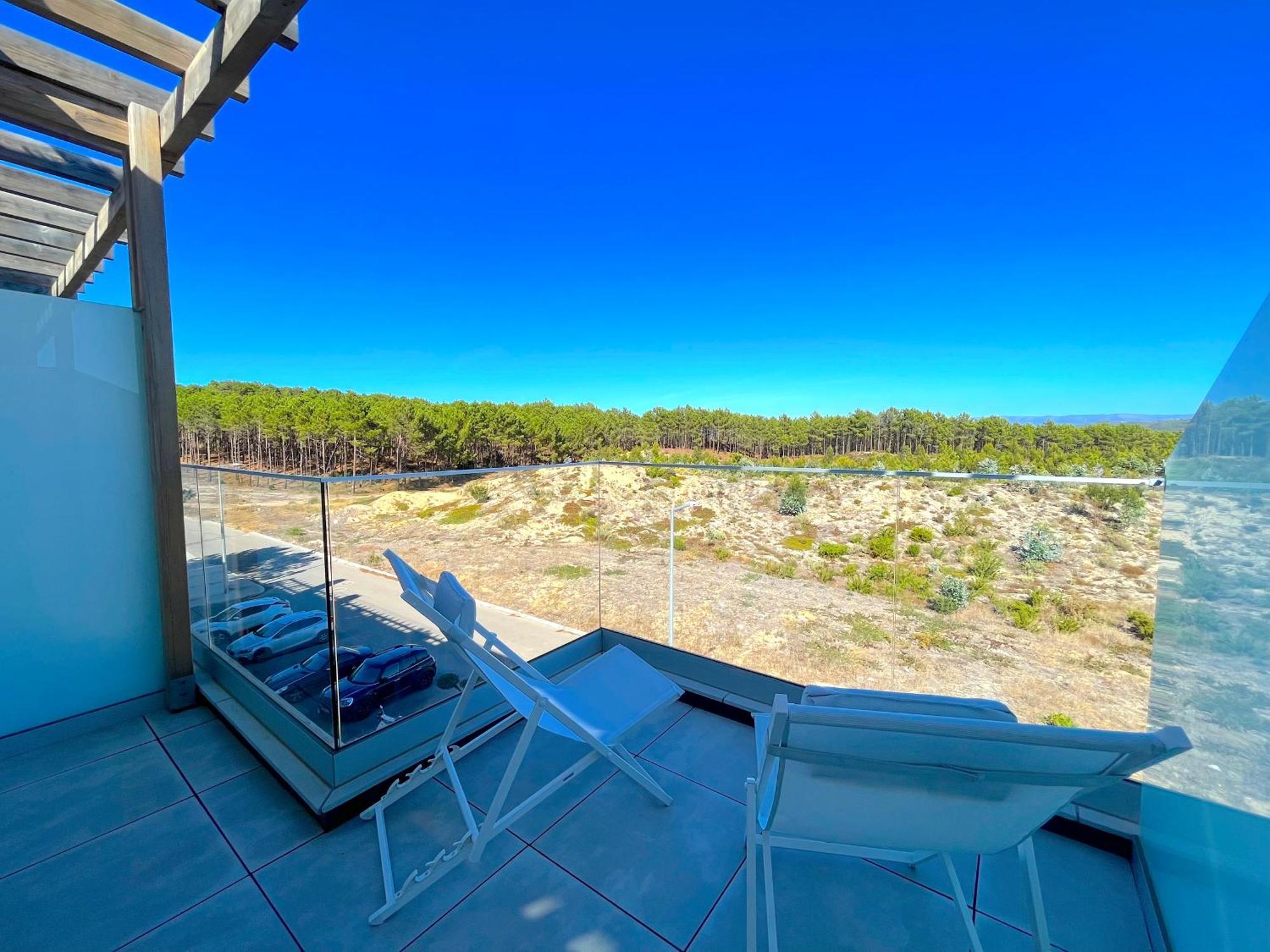 Mar A Vista - Condominium With Pool, Gym And Sea Views Nazare Luaran gambar