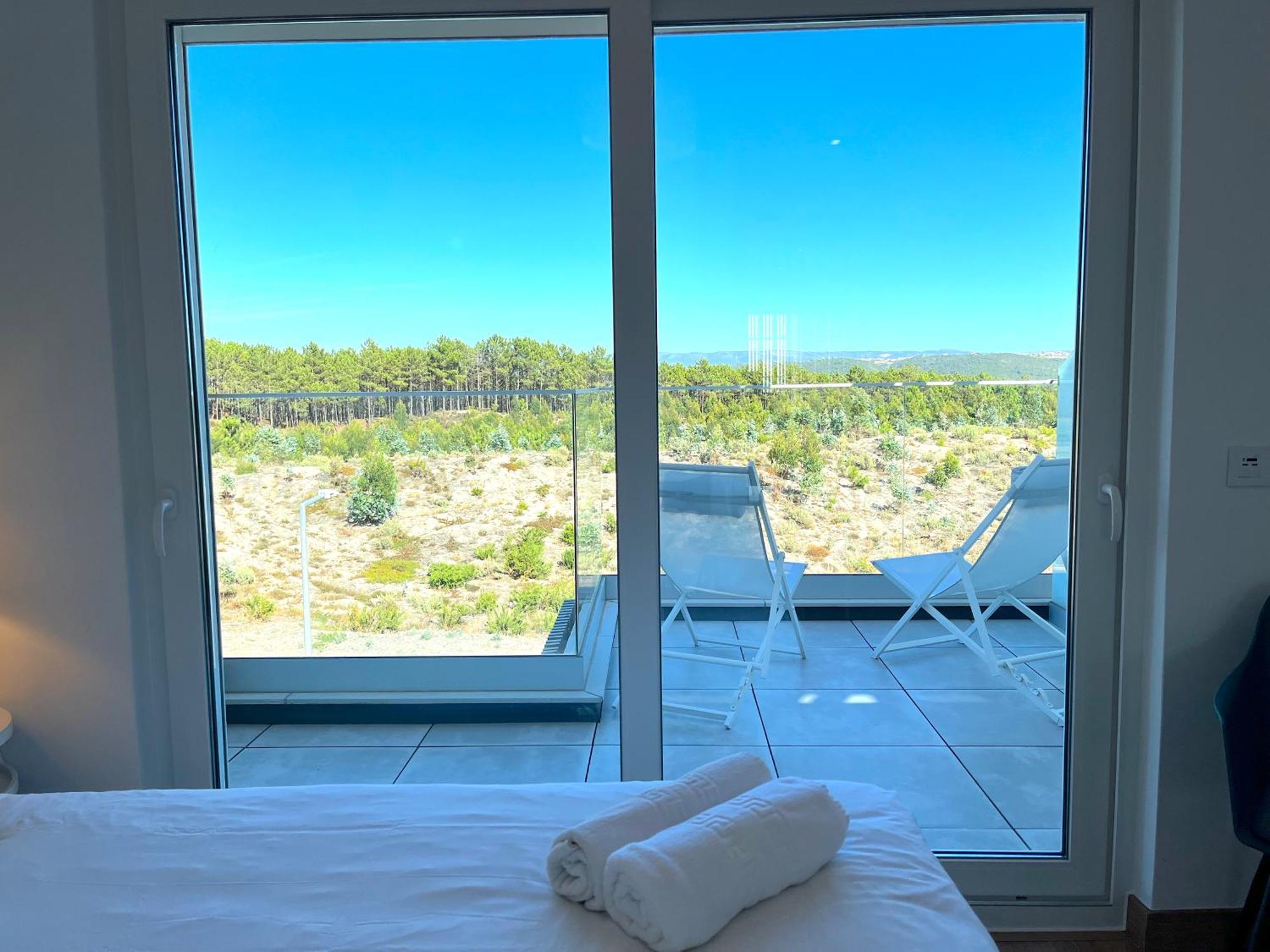 Mar A Vista - Condominium With Pool, Gym And Sea Views Nazare Luaran gambar