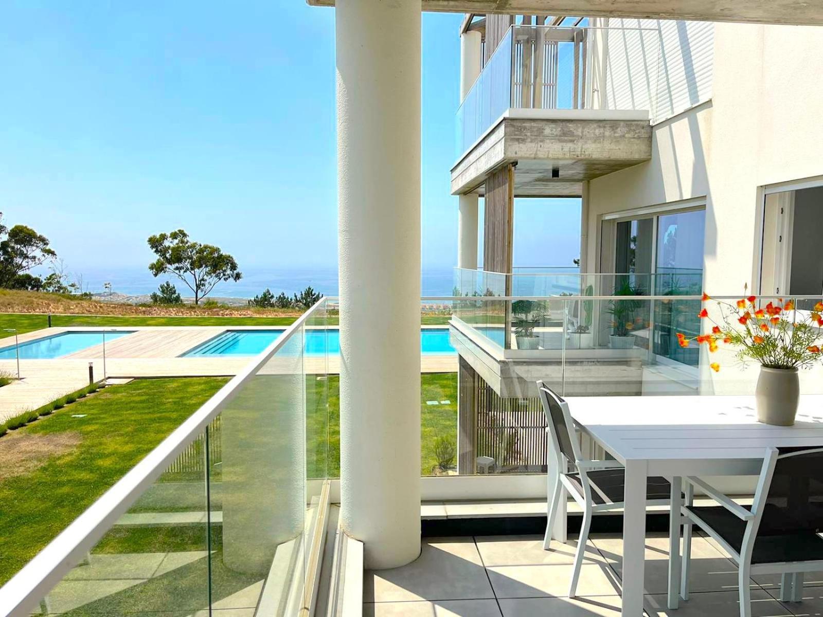 Mar A Vista - Condominium With Pool, Gym And Sea Views Nazare Luaran gambar