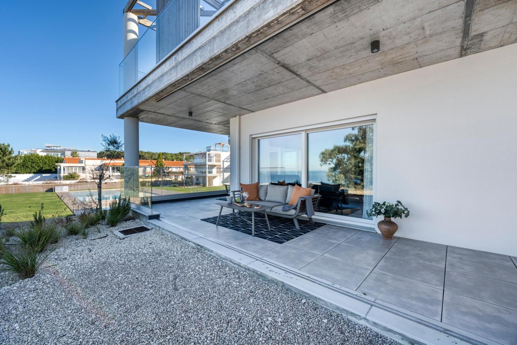 Mar A Vista - Condominium With Pool, Gym And Sea Views Nazare Bilik gambar
