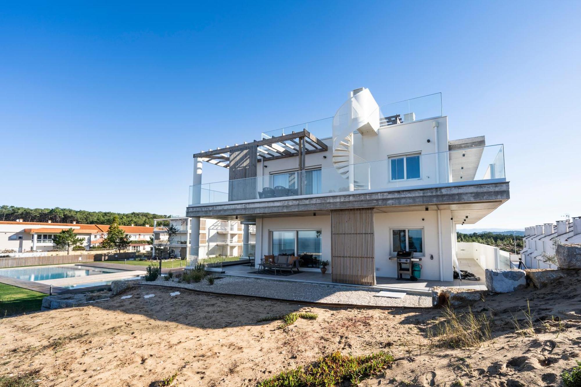 Mar A Vista - Condominium With Pool, Gym And Sea Views Nazare Bilik gambar